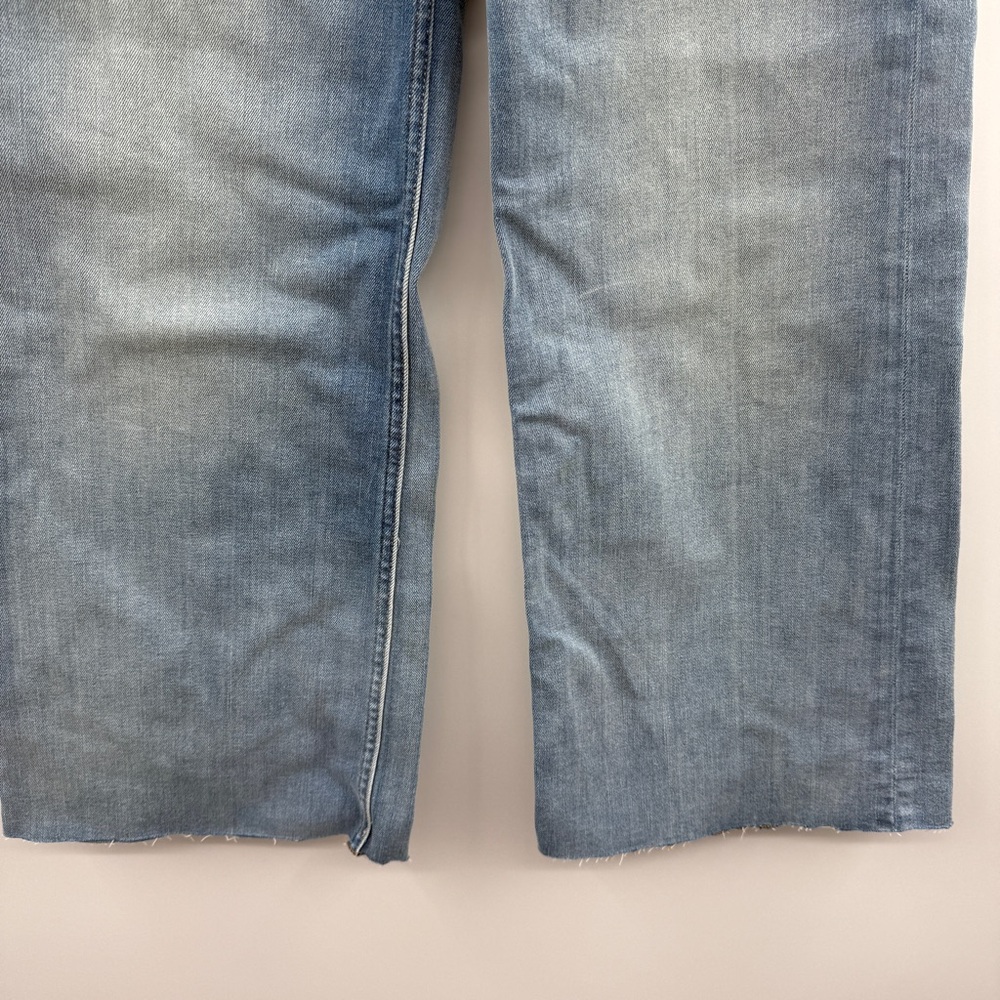 Re/Done NWT Marea Cropped Jeans Women’s Size 26 Wide Leg Mid‎ Rise Light Wash - Picture 4 of 13
